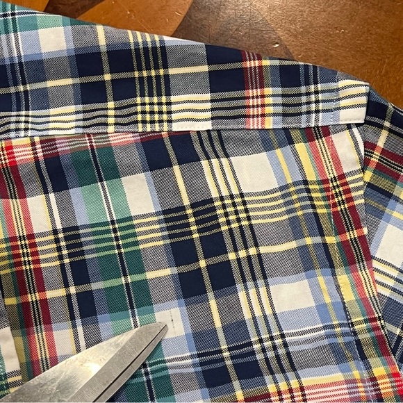 Ralph Lauren Men’s Custom Fit Multicolor Plaid Button Down Shirt Medium Slim - Picture 15 of 15